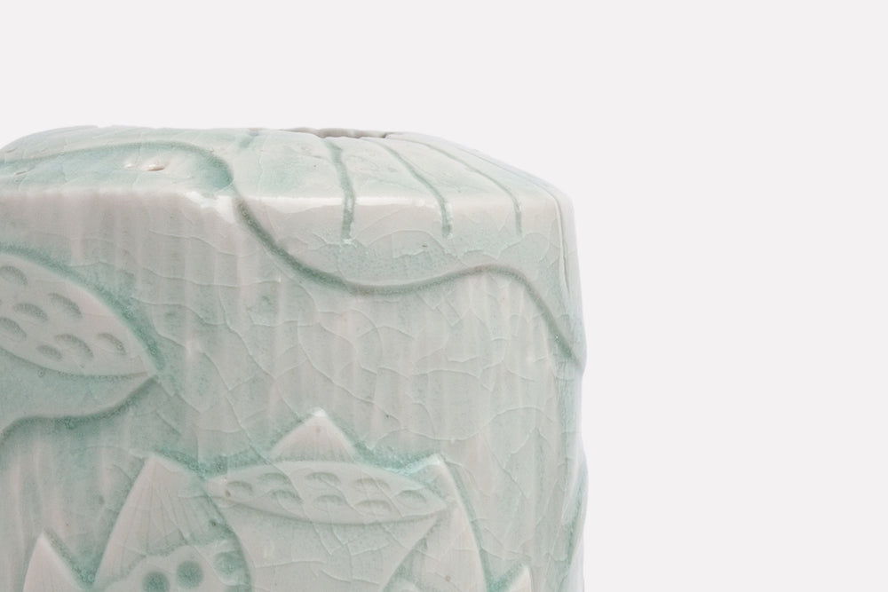 Carved Lotus Vase