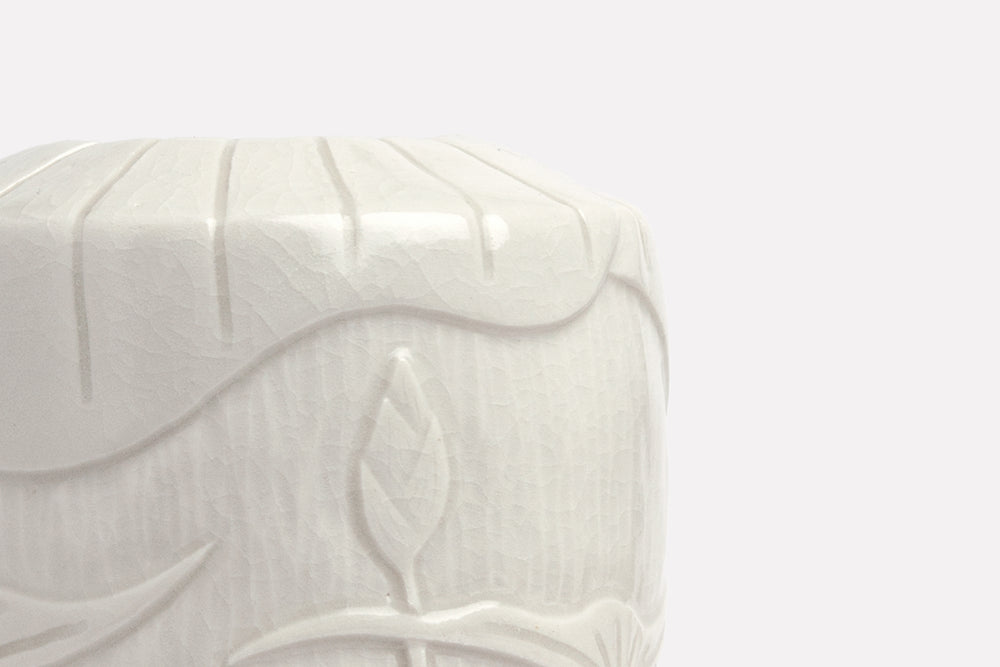 Carved Lotus Vase
