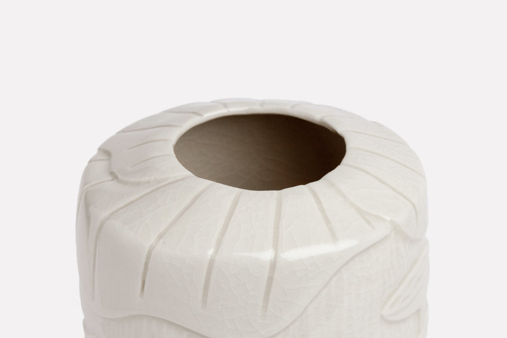 Carved Lotus Vase